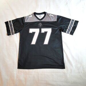 Star Wars Darth Vader #77 Football Jersey Black Gray Men's Medium